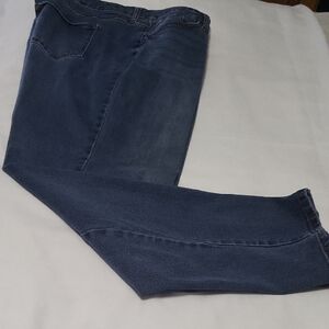 Women's Terra & Sky Ladies Navy  Straight Jeans #4100